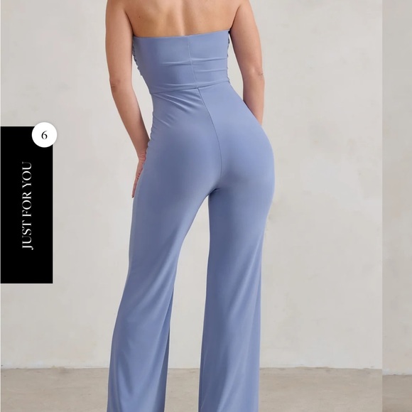 Club London blue halter romper size 10. Never worn. - Picture 8 of 8